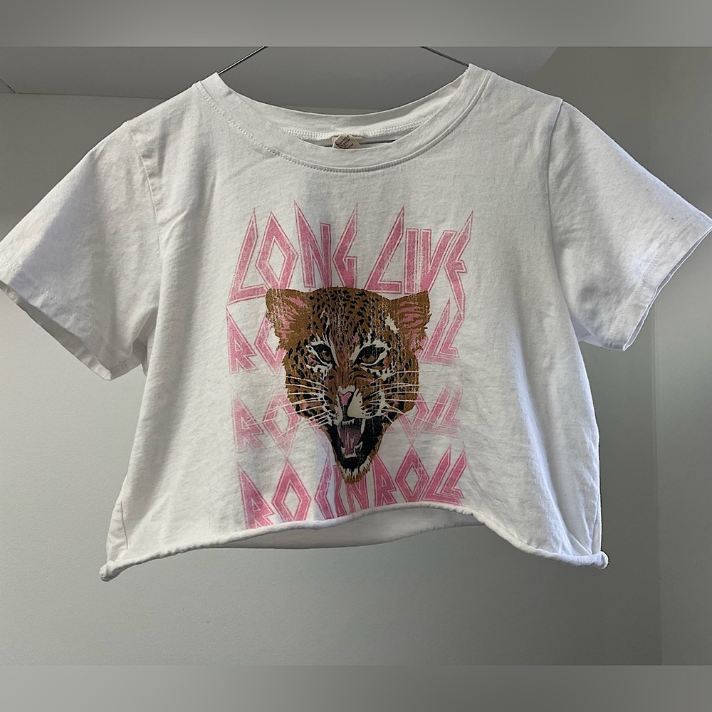 Cropped Graphic Tee XS